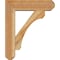 Ekena Millwork Legacy Craftsman Rough Sawn Bracket w/ Offset Brace, Western Red Cedar, 6"W x 20"D x 24"H BKT0604X20X24LEC04RWR - alternate 3